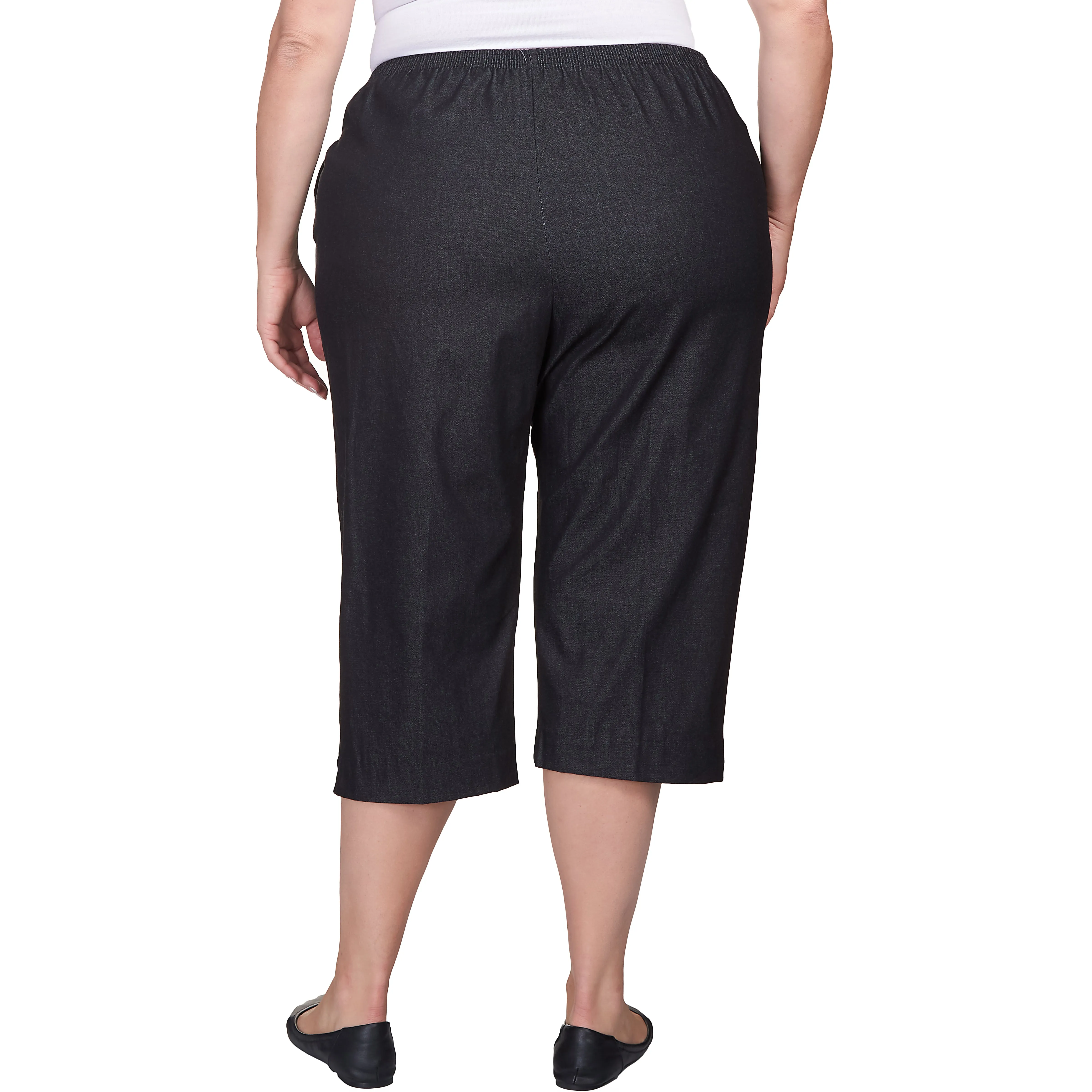 Alfred Dunner Women's Relaxed Fit Denim Capri - Plus sold by Dress Barn product image thumbnail 2