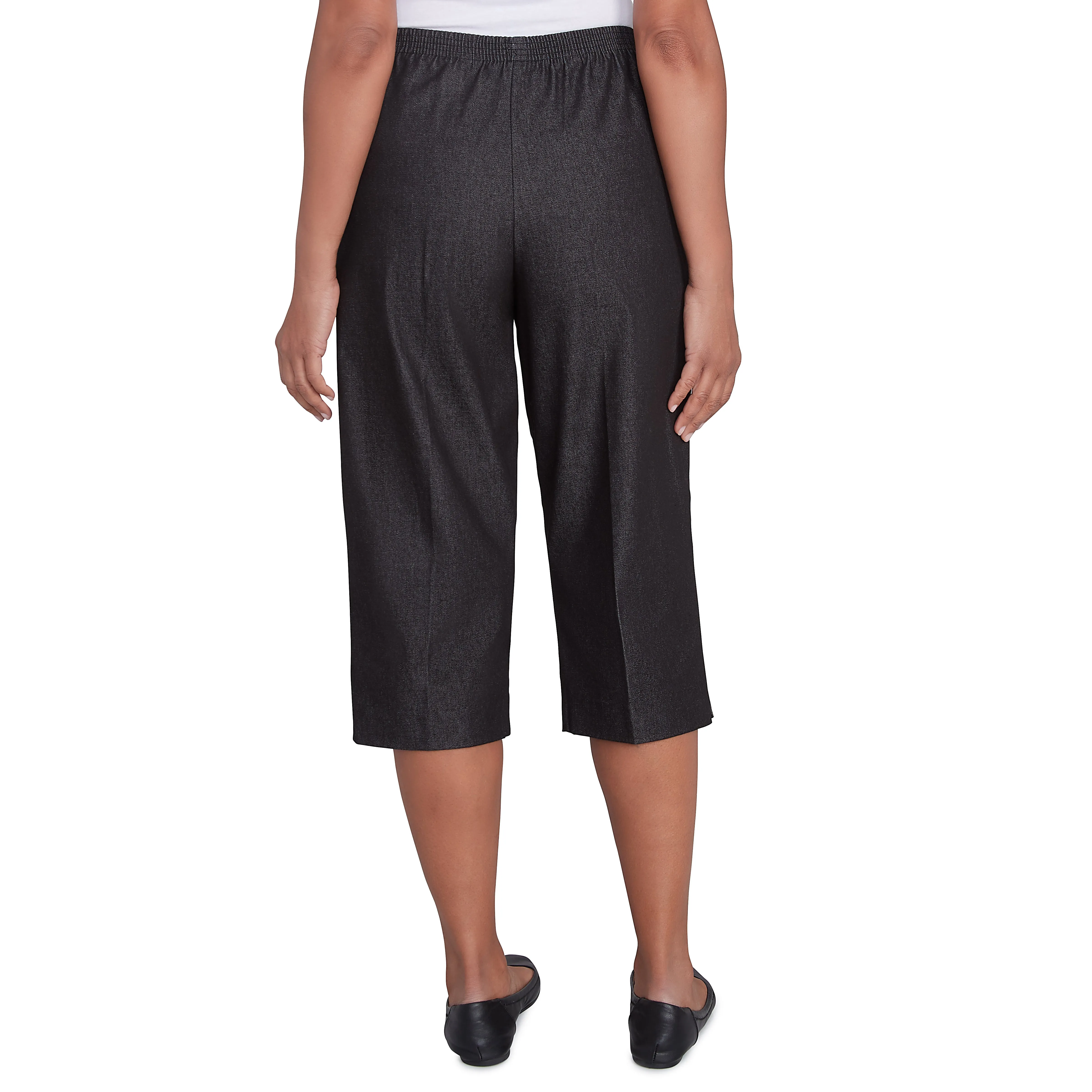 Alfred Dunner Women's Relaxed Fit Denim Capri- Petite sold by Dress Barn product image thumbnail 2