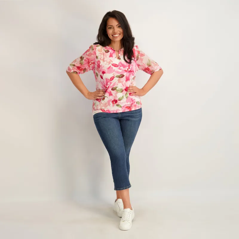 Westport Signature Side Slit Capri in Vintage - Plus made by Dress Barn