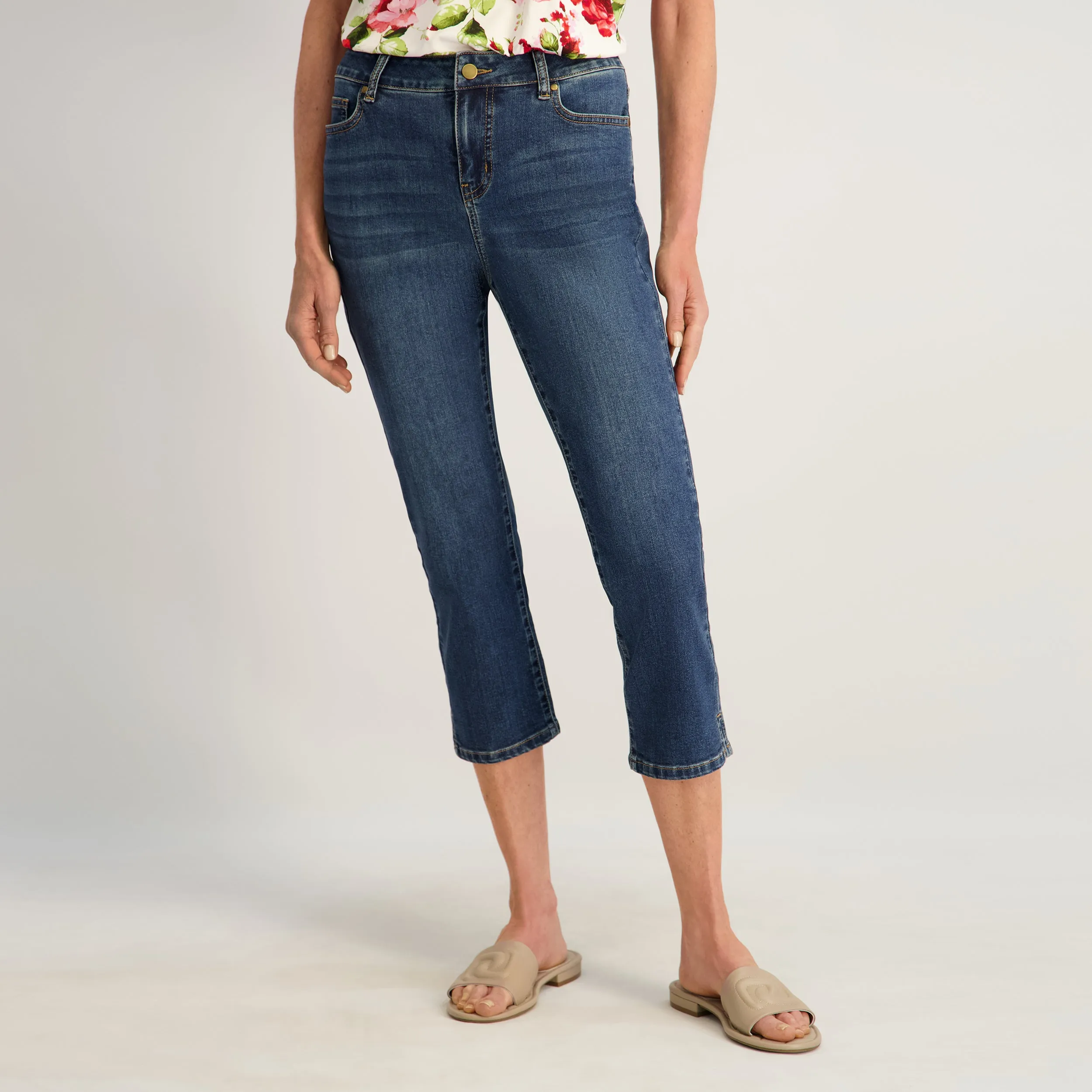 Westport Signature Side Slit Capri in Vintage sold by Dress Barn product image thumbnail 2