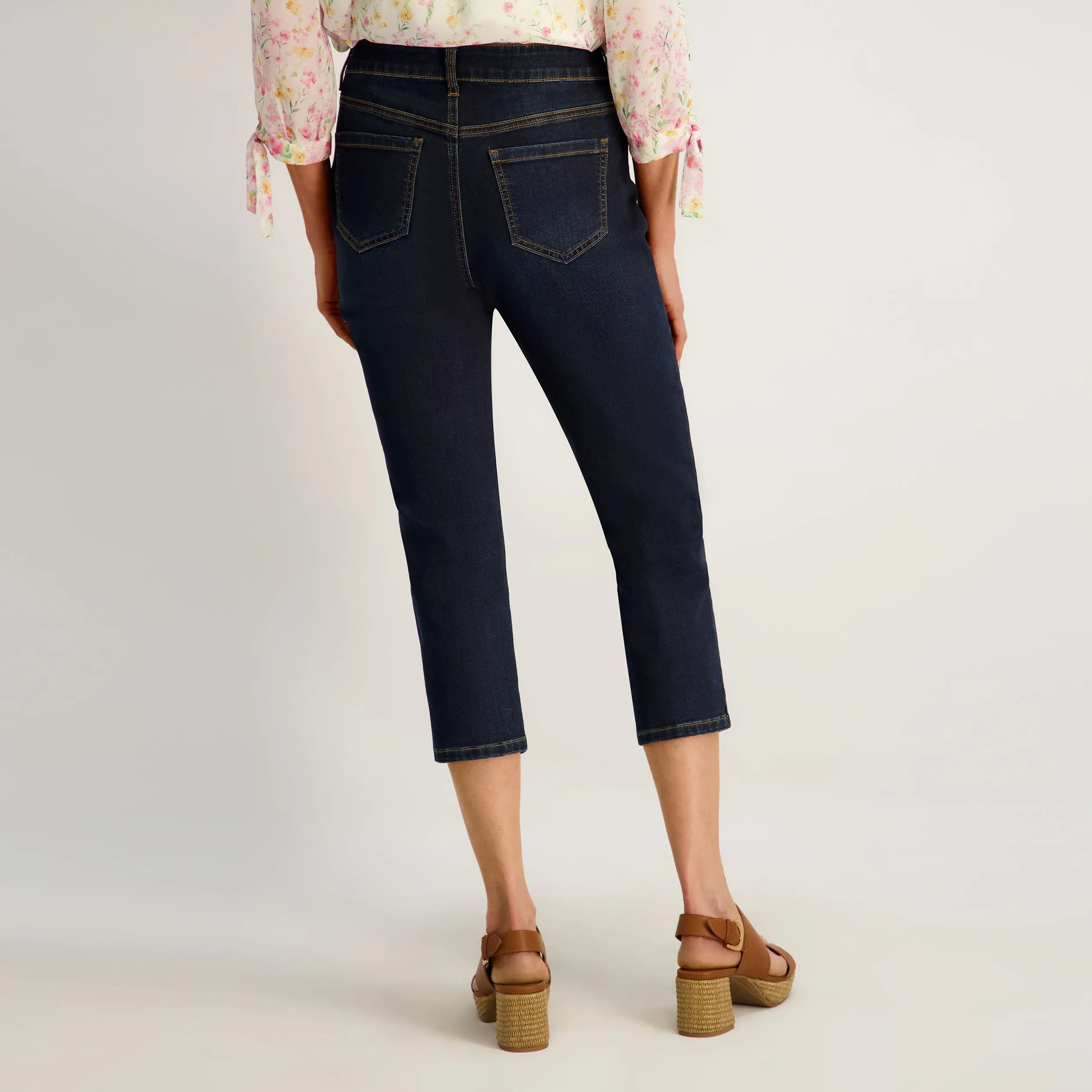 Westport Signature Side Slit Capri in Rinse sold by Dress Barn product image thumbnail 5