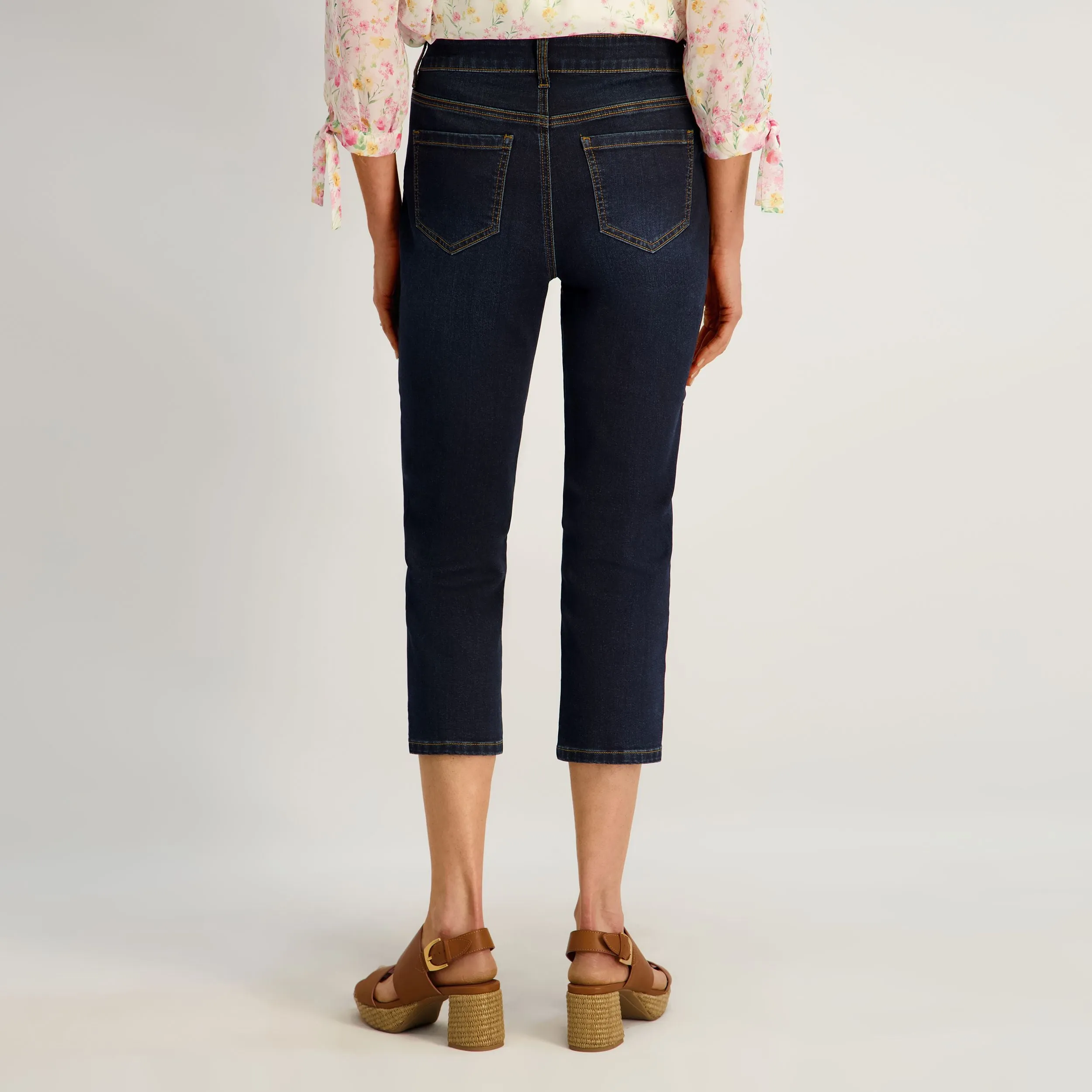 Westport Signature Side Slit Capri in Rinse sold by Dress Barn product image thumbnail 4