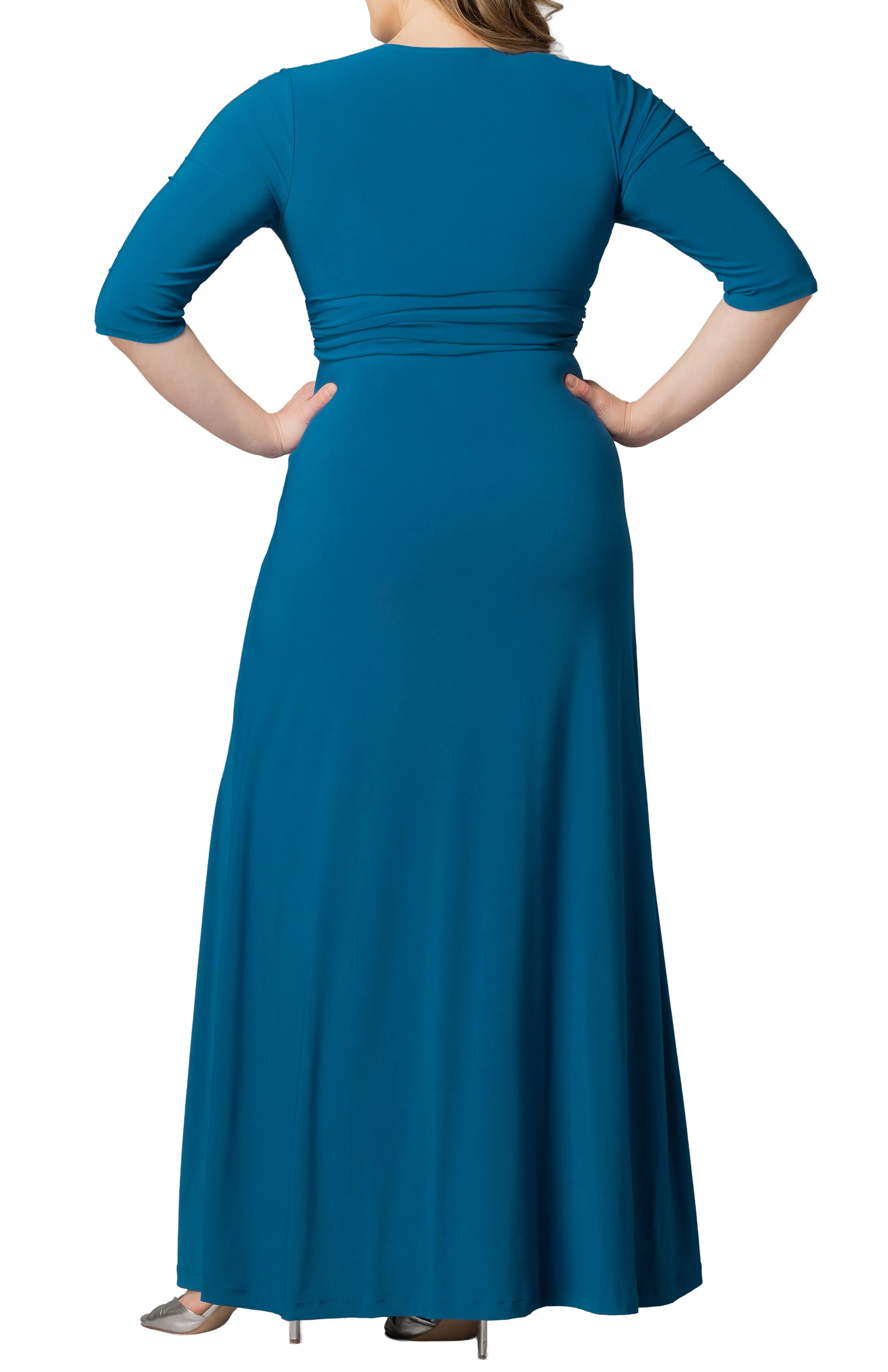 Evening Romance Gown - Aegean Blue - Plus sold by Dress Barn product image thumbnail 2