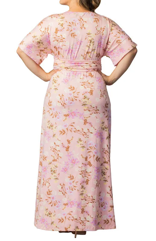 Vienna Maxi Dress - Lively Peach Florals - Plus sold by Dress Barn product image thumbnail 2