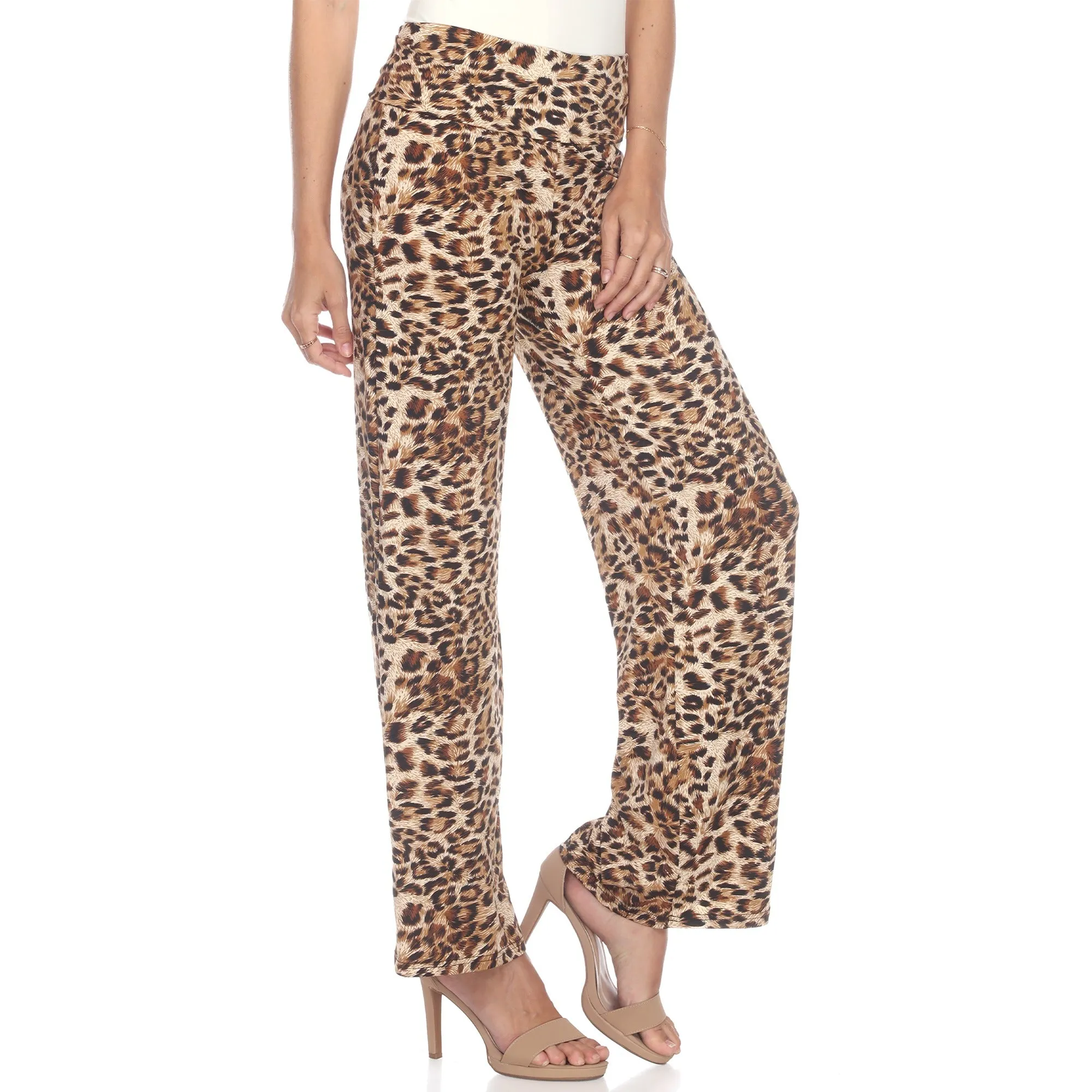 Women's Ruffle Sleeve Top and Animal Print Pant Set sold by Dress Barn product image thumbnail 5
