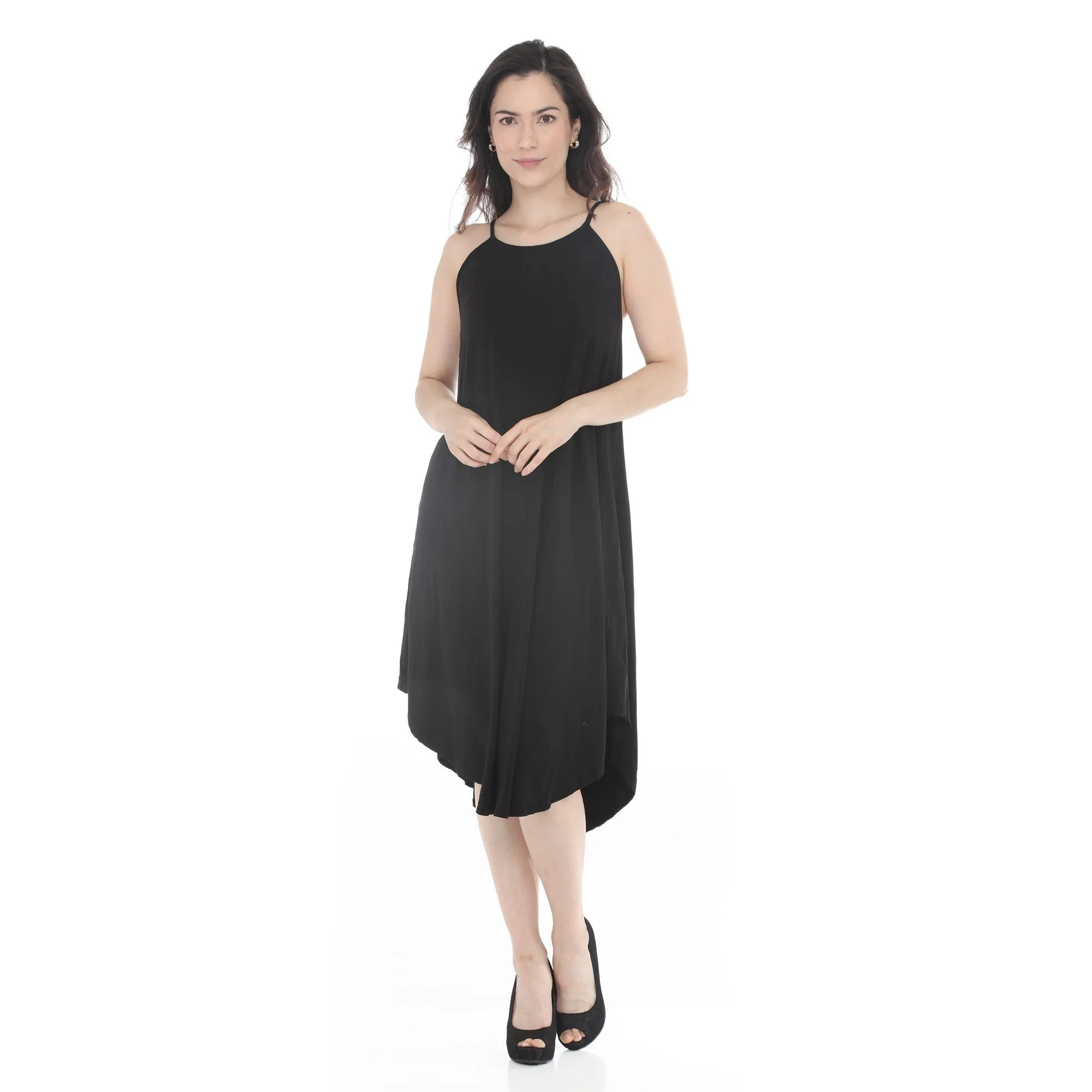 Women's Halter Neck Swing Midi Dress sold by Dress Barn product image thumbnail 5