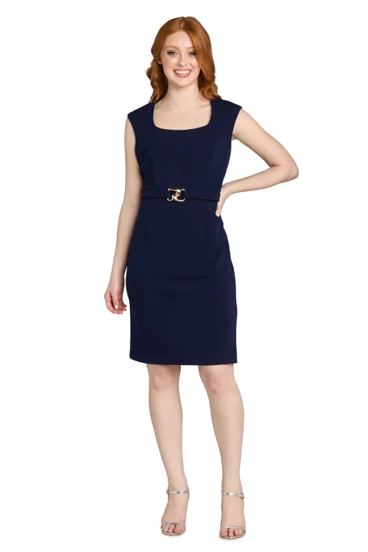 Belted Sheath Dress made by Dress Barn