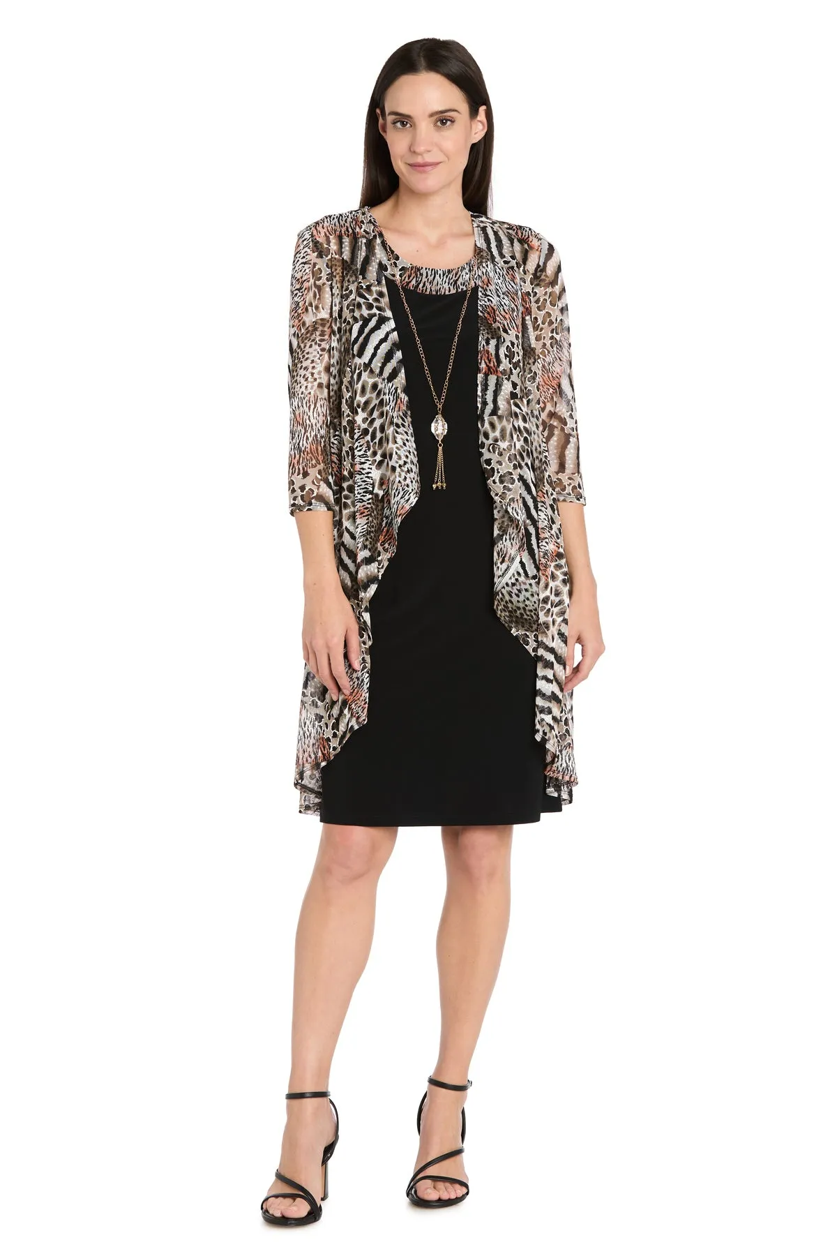 2-Piece Jacket Dress with Detachable Necklace sold by Dress Barn