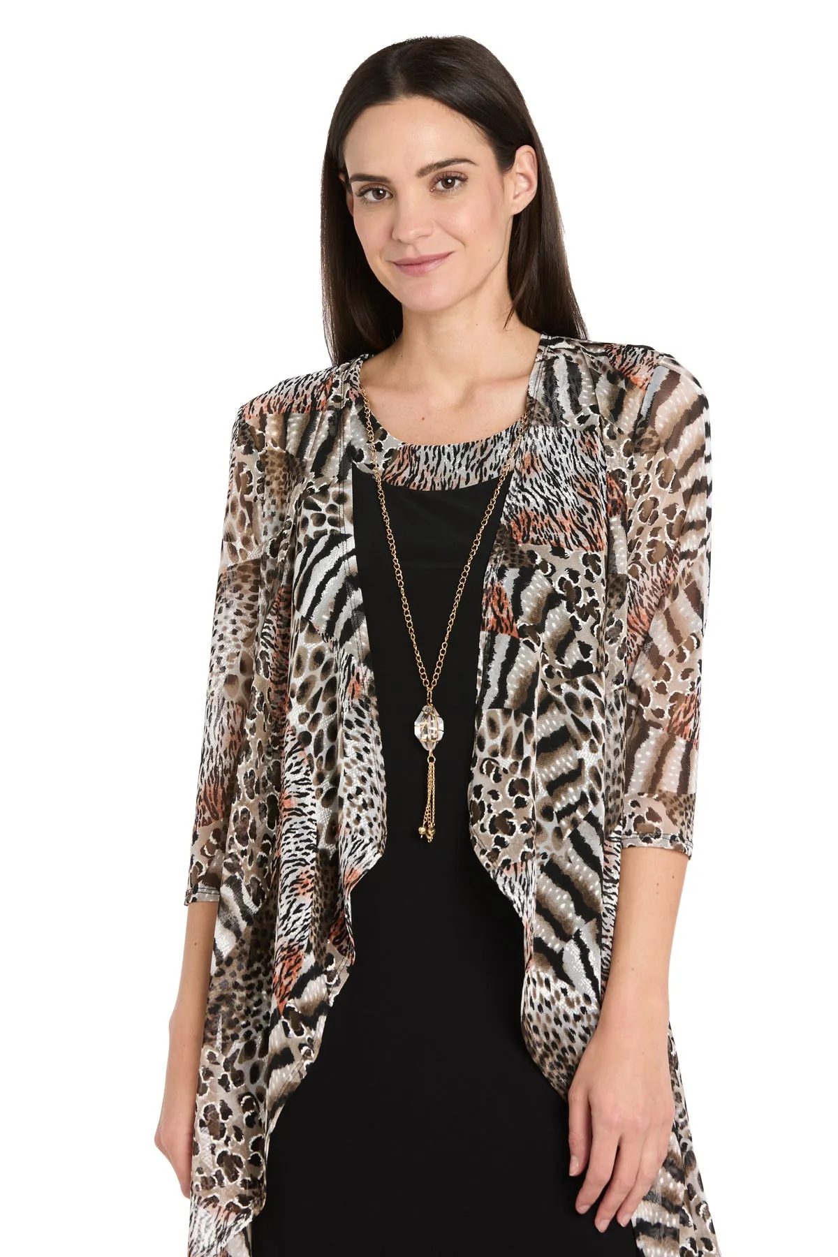 2-Piece Jacket Dress with Detachable Necklace sold by Dress Barn product image thumbnail 3