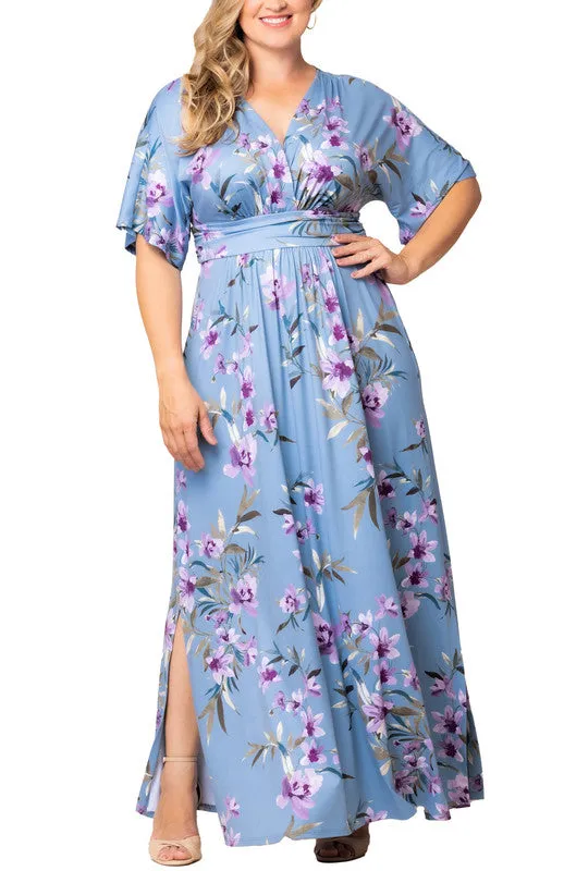 Vienna Maxi Dress - Dreamy Blue - Plus sold by Dress Barn