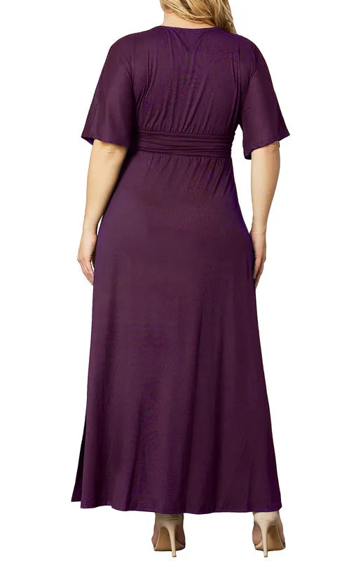 Vienna Maxi Dress - Plum Passion - Plus sold by Dress Barn product image thumbnail 2