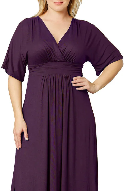 Vienna Maxi Dress - Plum Passion - Plus sold by Dress Barn product image thumbnail 3