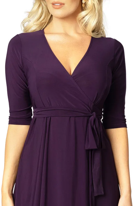 Essential Wrap Dress in Plum Passion sold by Dress Barn product image thumbnail 3