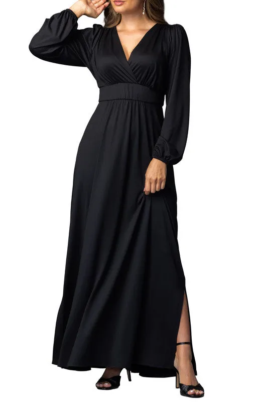 Kelsey Long Sleeve Maxi Dress made by Dress Barn