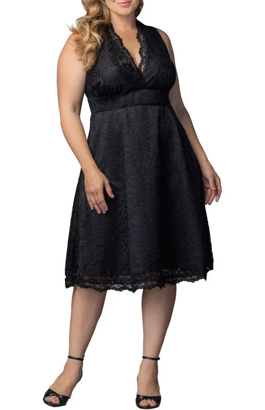 Pin Up Boudoir Lace Cocktail Dress - Plus sold by Dress Barn