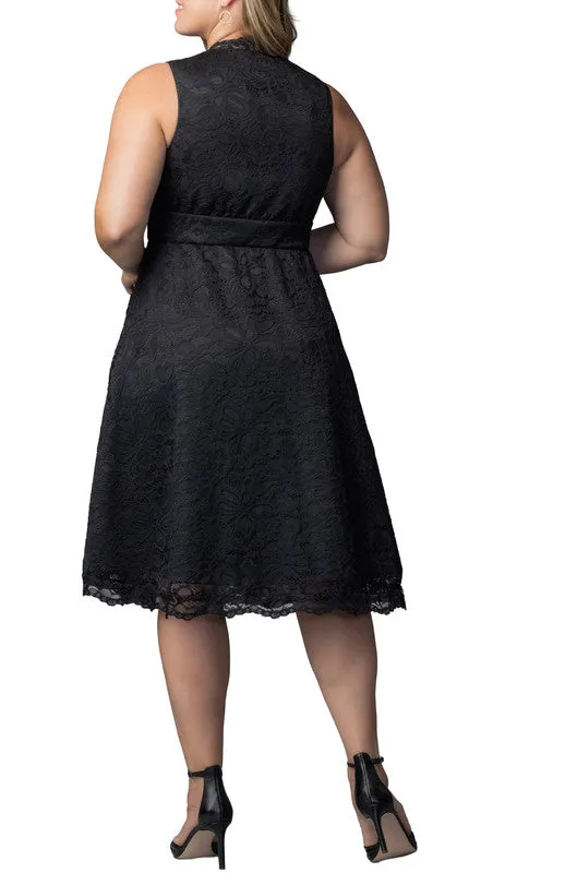 Pin Up Boudoir Lace Cocktail Dress - Plus sold by Dress Barn product image thumbnail 2