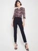 Roz & Ali Secret Agent Pants with Slim Leg & Wide Waistband sold by Dress Barn