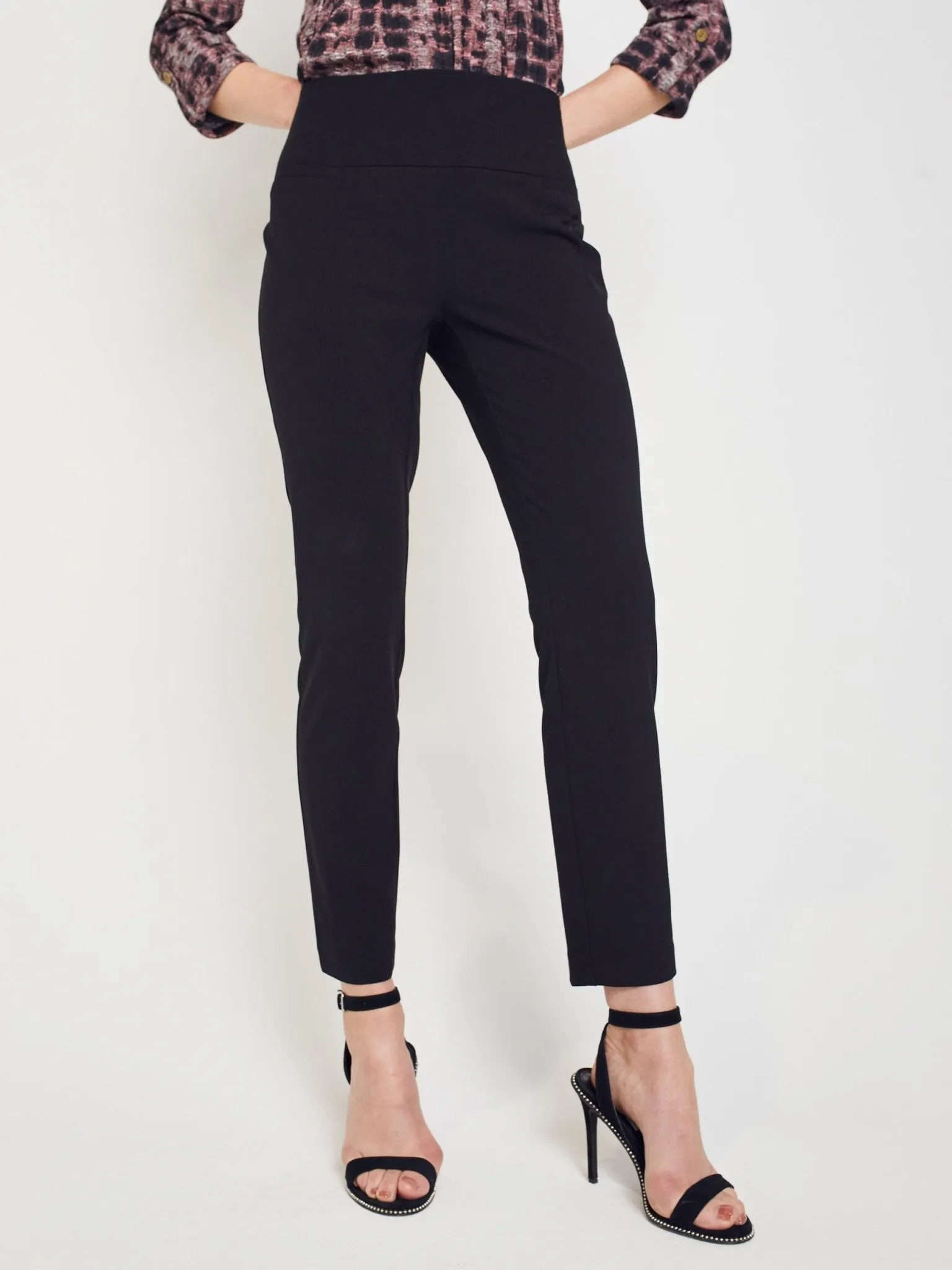 Roz & Ali™ Secret Agent Pants Tummy Control Slim Leg Pants sold by Dress Barn product image thumbnail 4