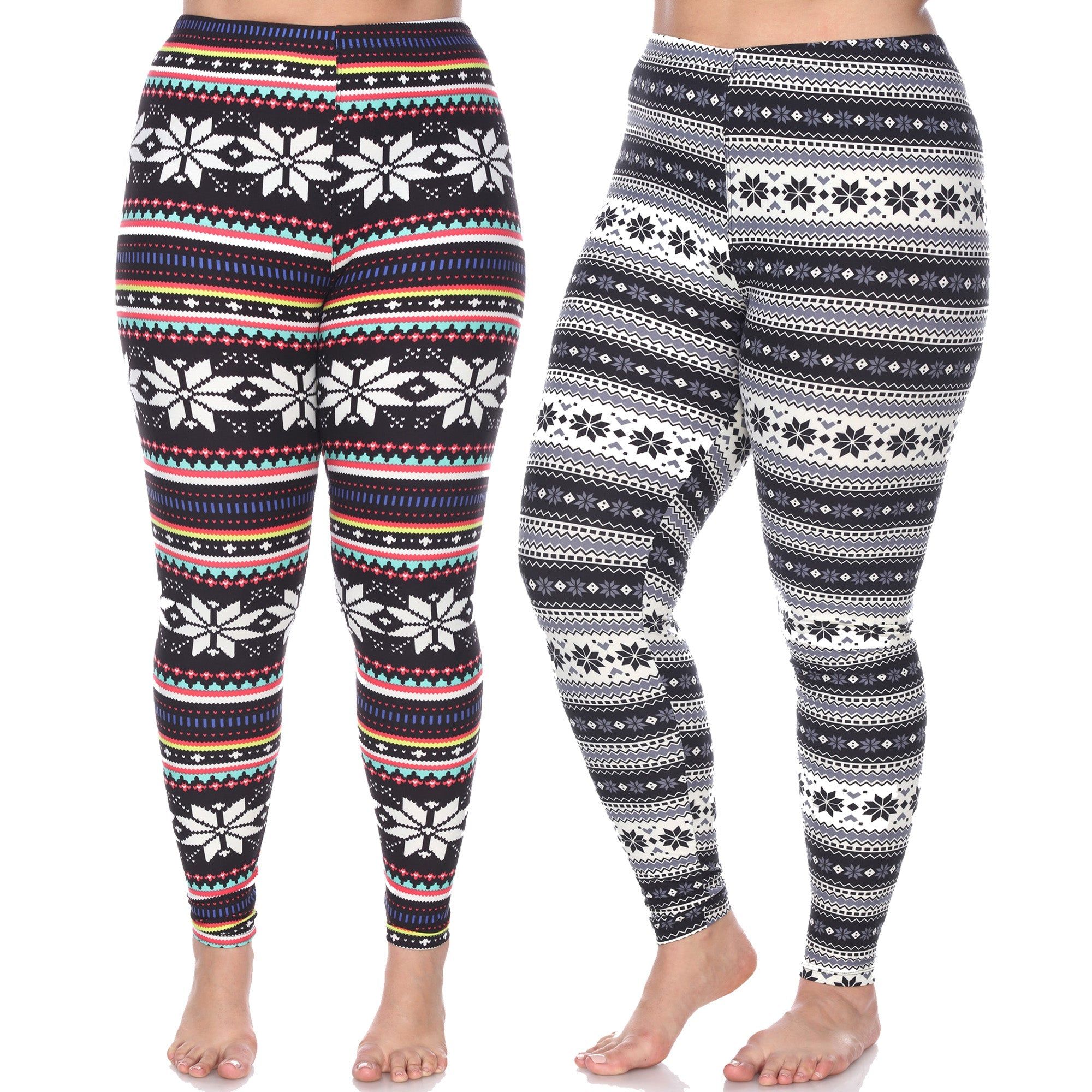 Christmas Pack of 2 Leggings - Plus sold by Dress Barn product image thumbnail 2
