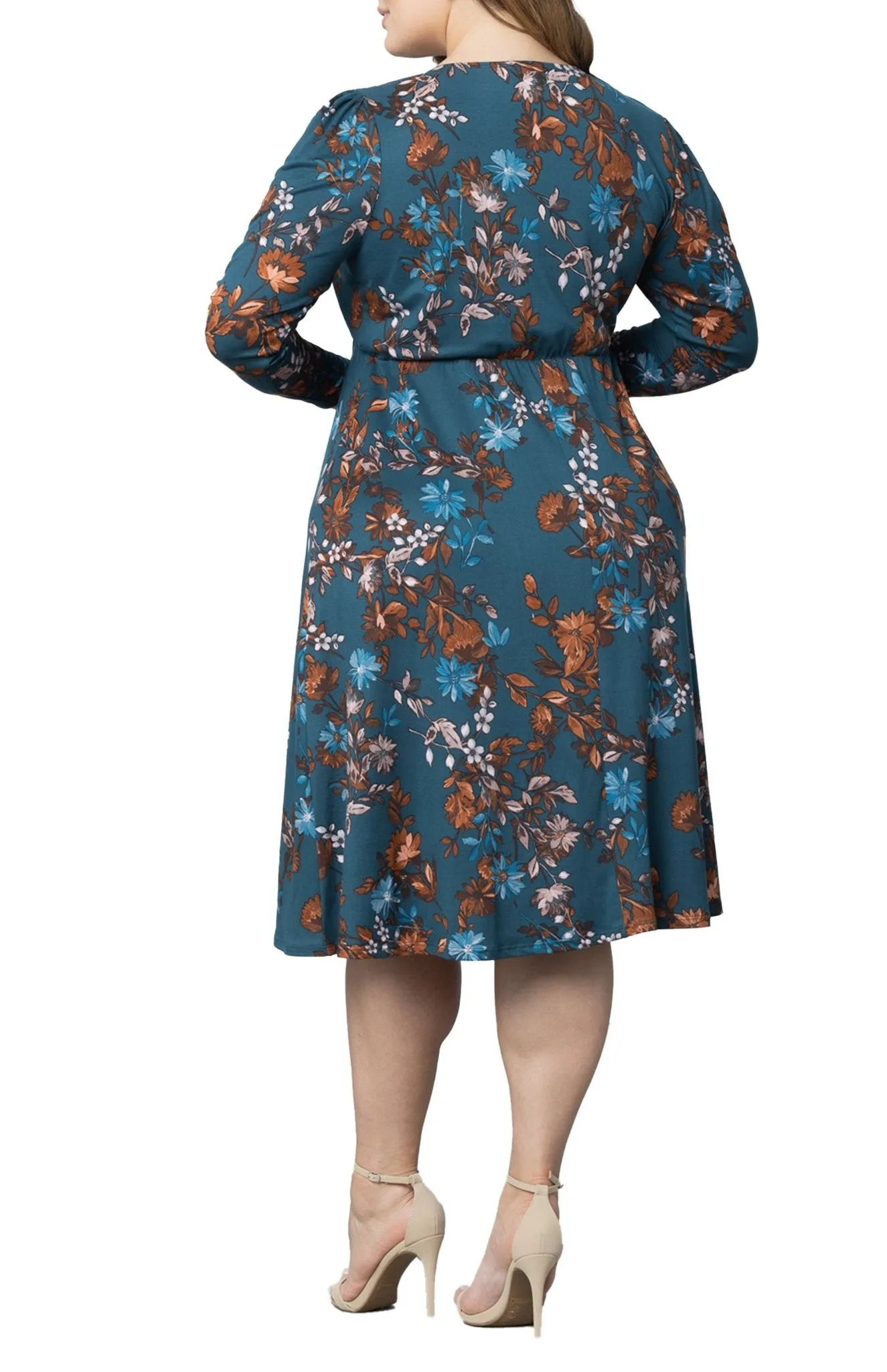 Aster Faux Wrap Dress - Plus sold by Dress Barn product image thumbnail 2