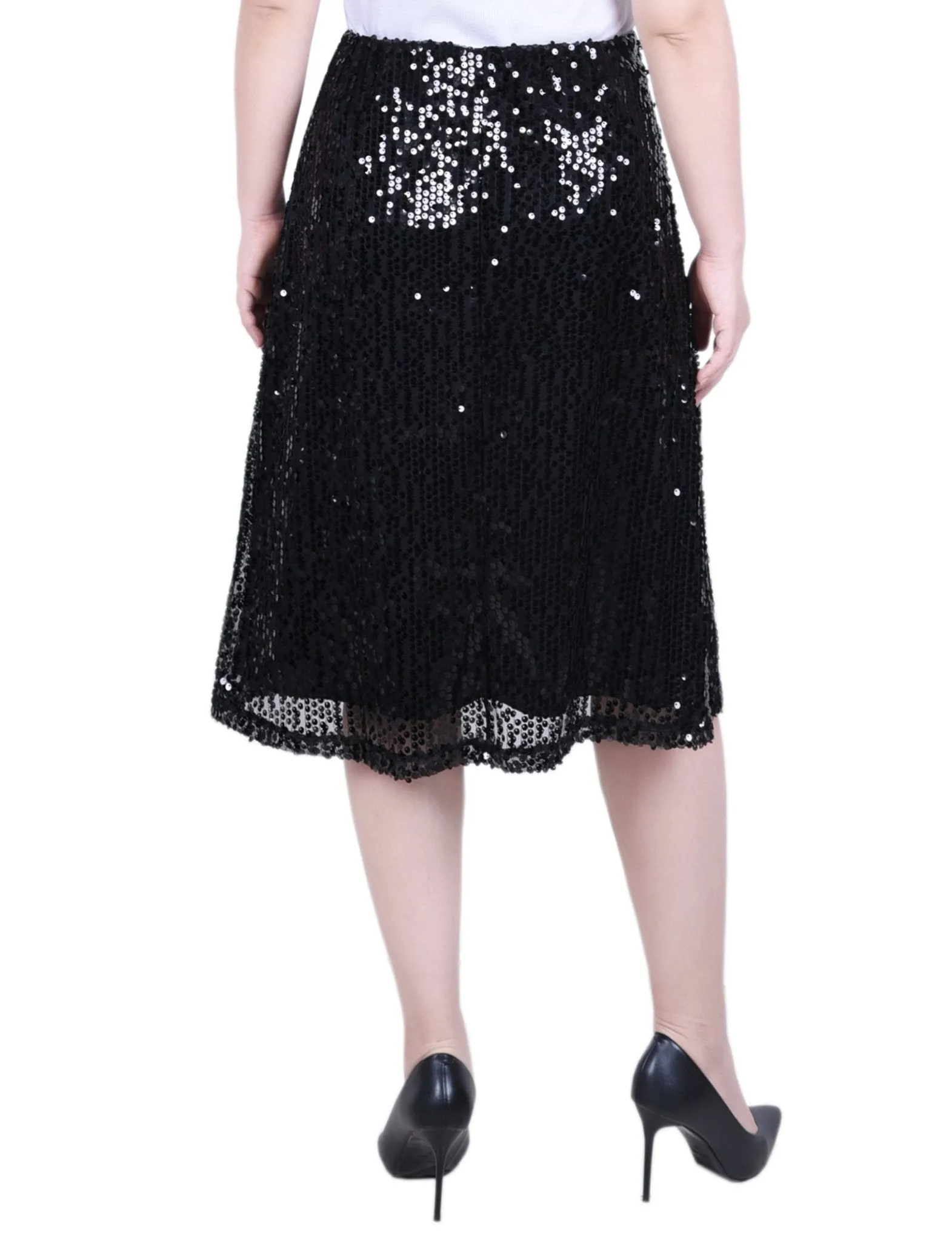 Knee Length Sequined Skirt - Petite sold by Dress Barn product image thumbnail 4