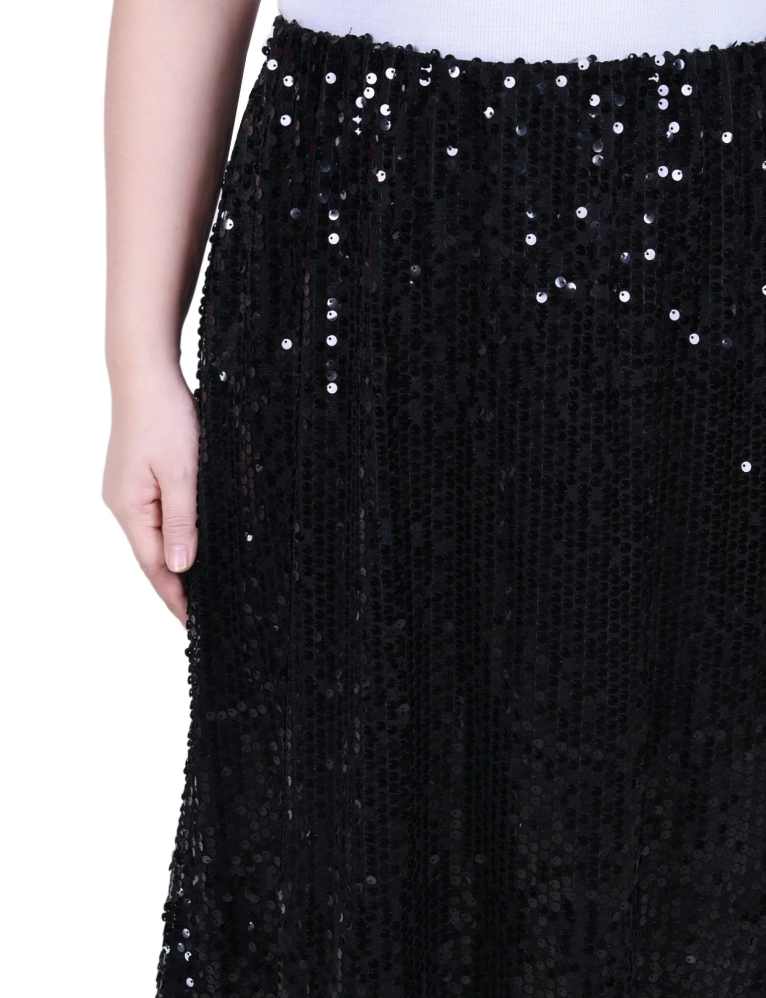 Knee Length Sequined Skirt - Petite sold by Dress Barn product image thumbnail 3