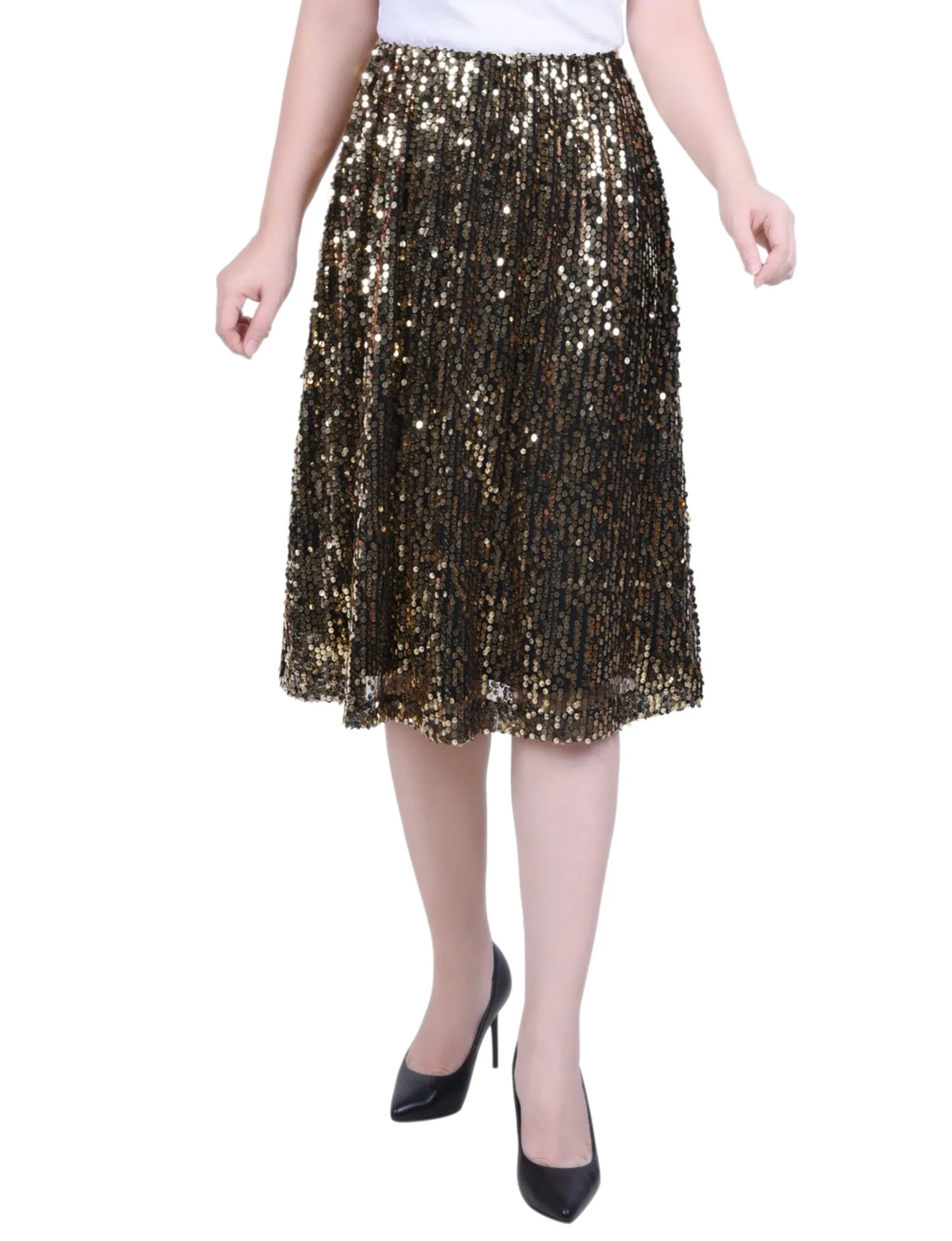 Knee Length Sequined Skirt - Petite sold by Dress Barn product image thumbnail 5