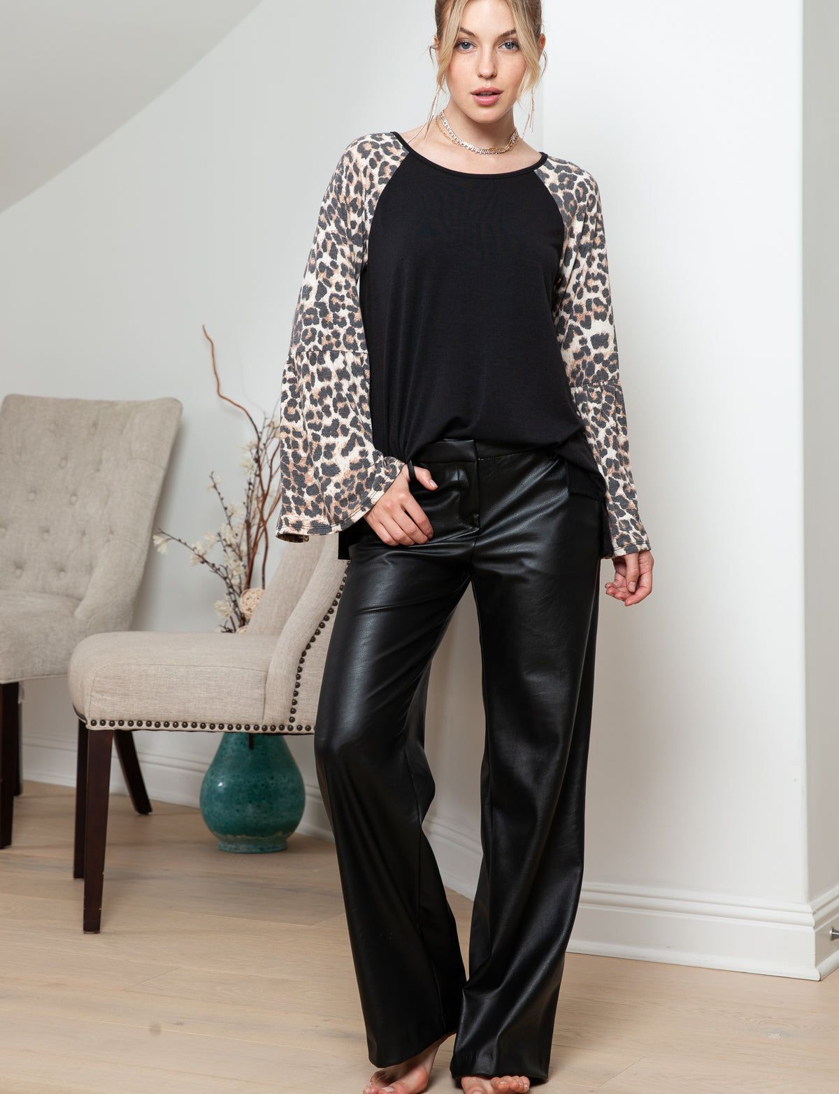 Printed Sleeve Top - Plus sold by Dress Barn product image thumbnail 3