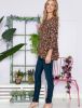 Floral Ruffle Sleeve Blouse Top - Plus sold by Dress Barn