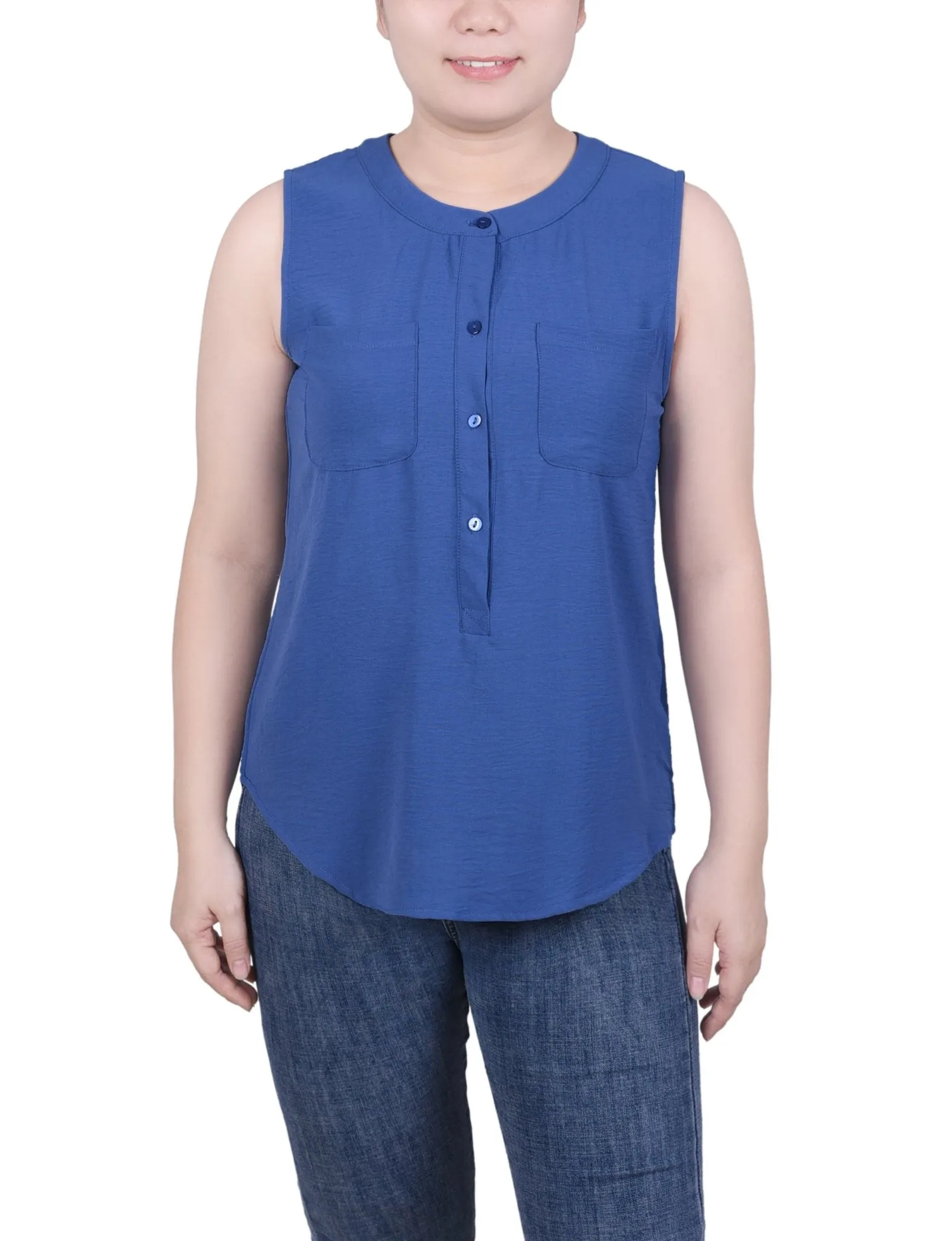 Sleeveless Air Flow Blouse - Petite sold by Dress Barn product image thumbnail 5