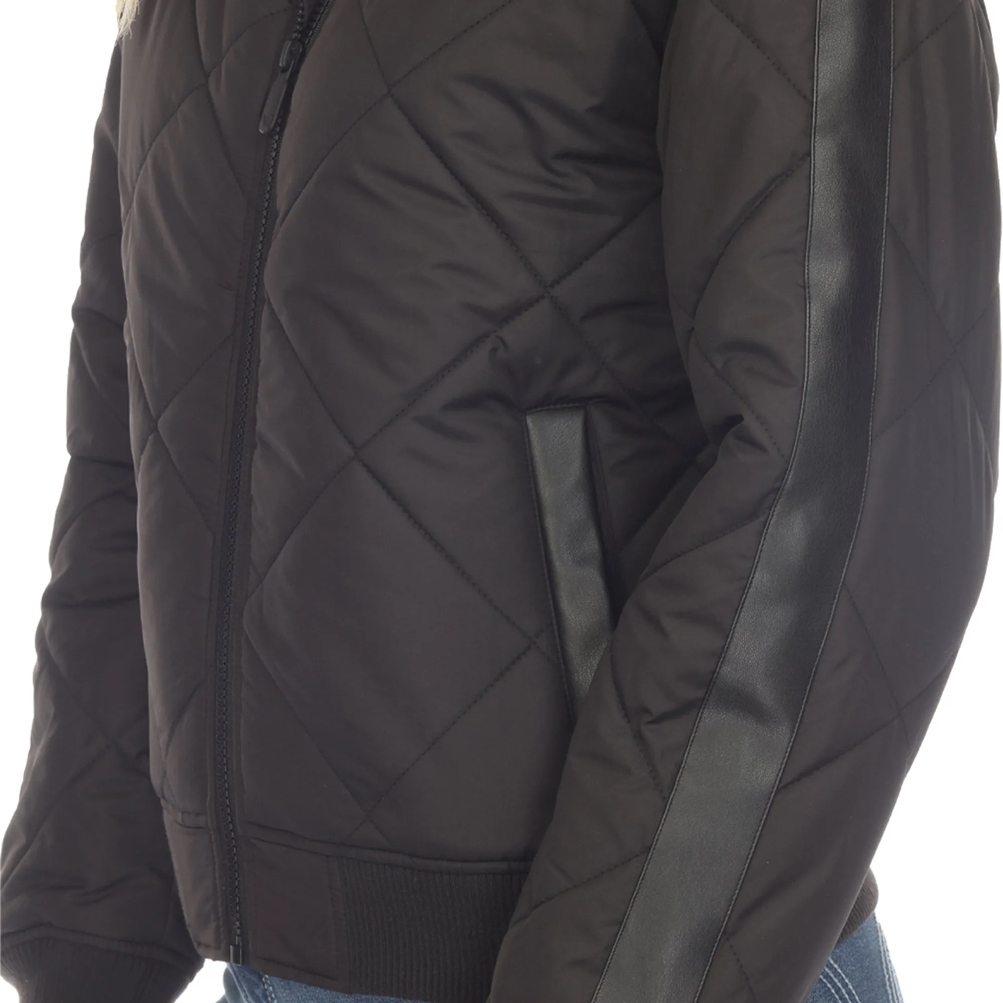 Lightweight Diamond Quilted Puffer Bomber Jacket sold by Dress Barn product image thumbnail 5