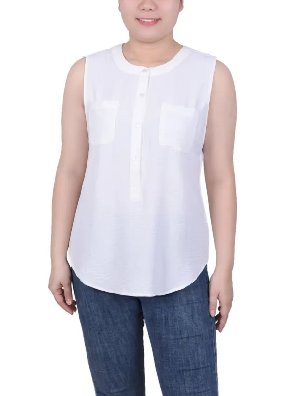 Sleeveless Air Flow Blouse - Petite sold by Dress Barn