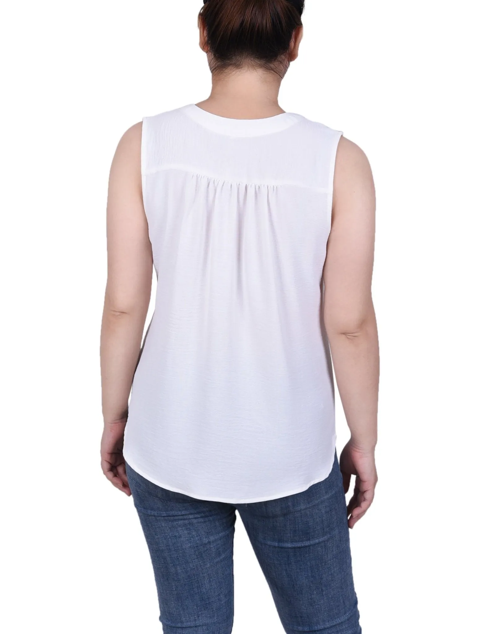 Sleeveless Air Flow Blouse - Petite sold by Dress Barn product image thumbnail 4