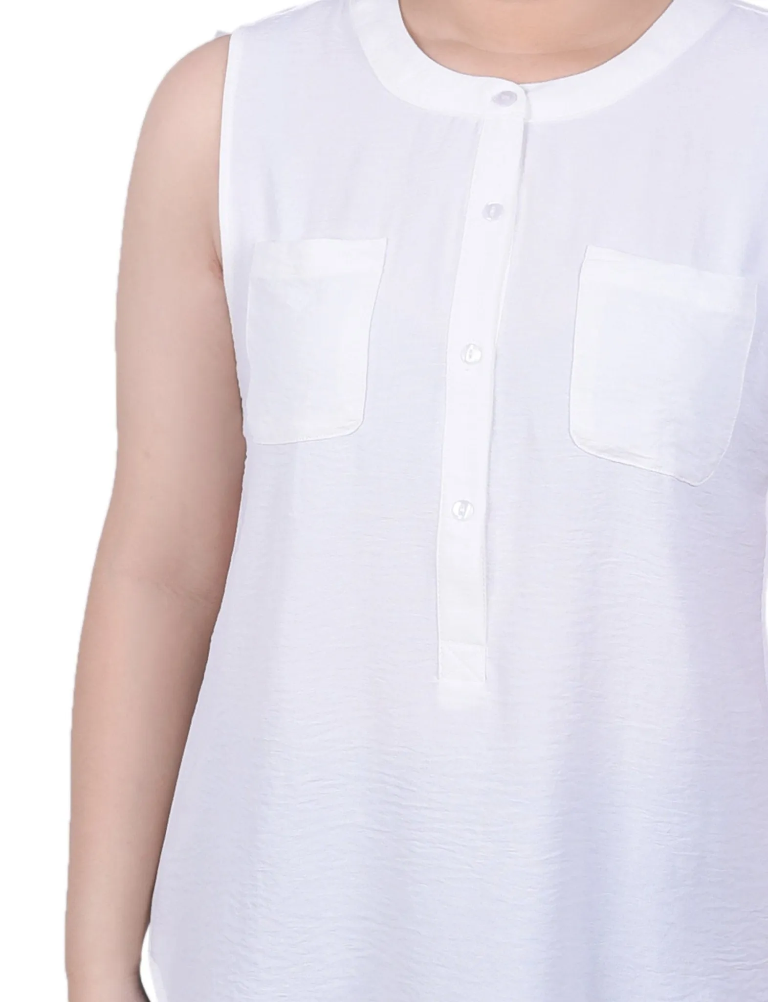 Sleeveless Air Flow Blouse - Petite sold by Dress Barn product image thumbnail 3