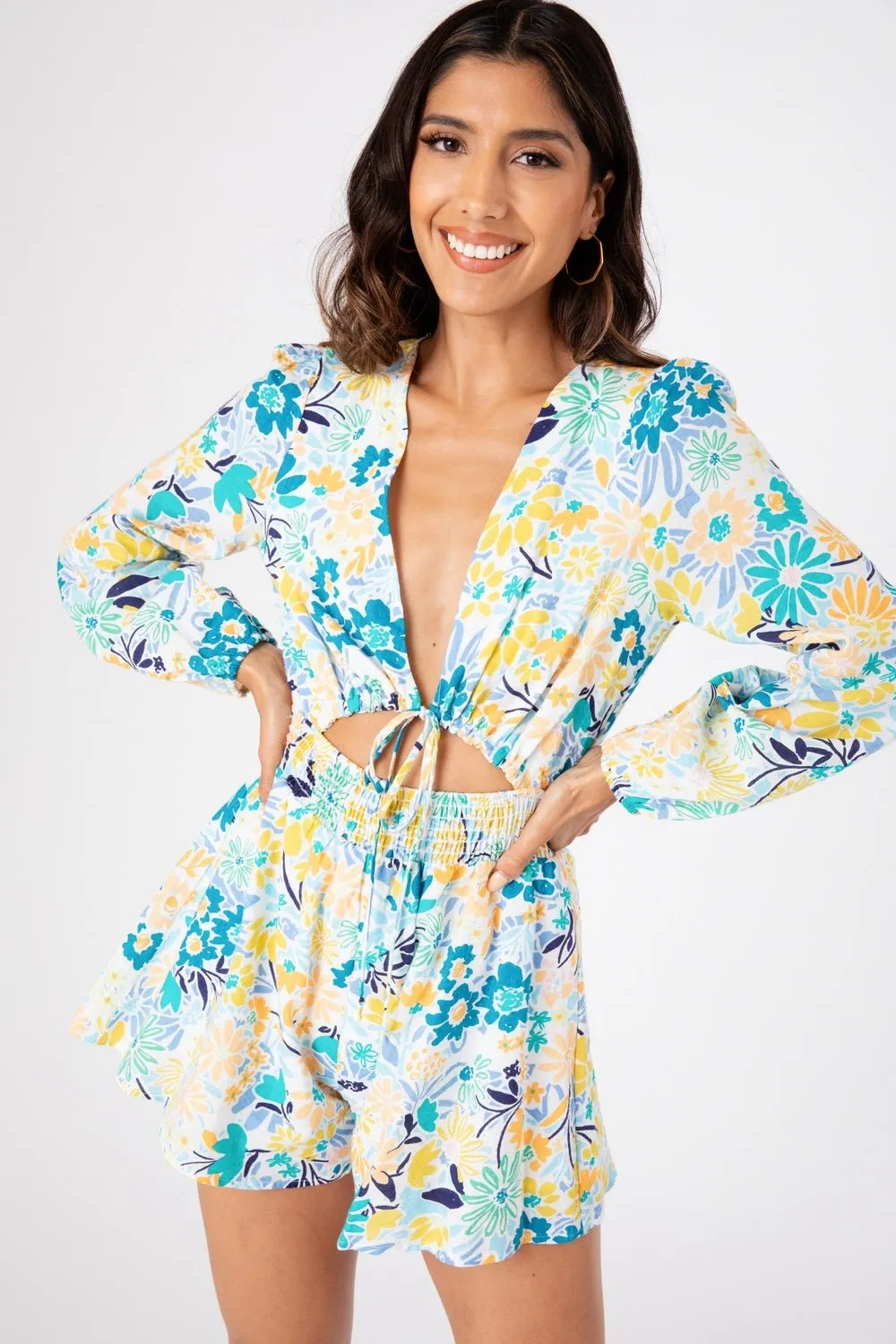 Floral Goddess Romper sold by Dress Barn product image thumbnail 4