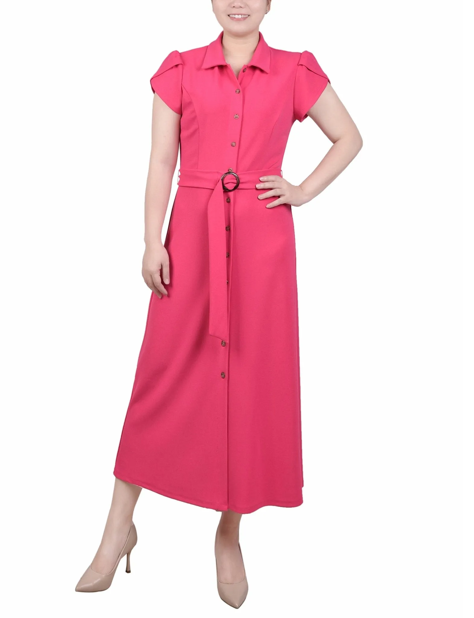 Midi Petal Sleeve Dress - Petite sold by Dress Barn product image thumbnail 5