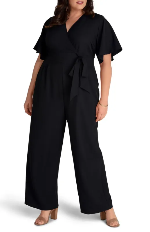 Charisma Crepe Jumpsuit - Plus sold by Dress Barn