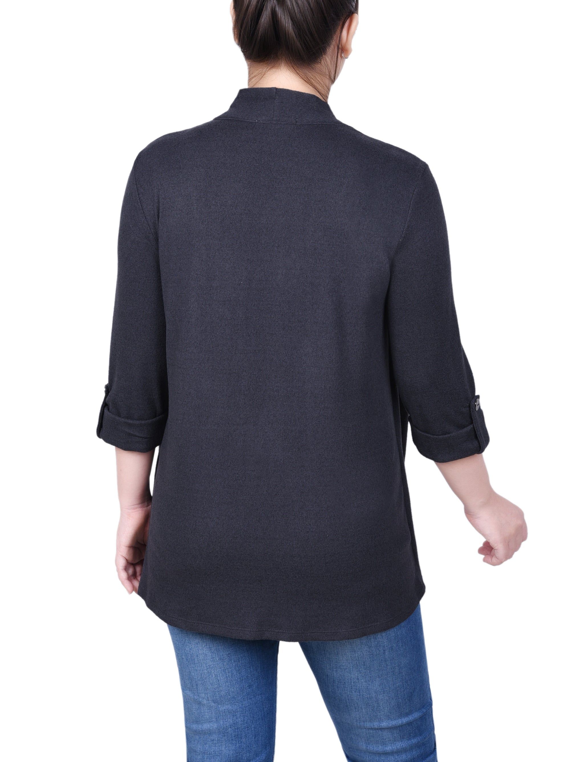 NY Collection3/4 Sleeve Two In One Top - Petite sold by Dress Barn product image thumbnail 4