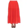 Pleated Tiered Maxi Skirt - Plus sold by Dress Barn