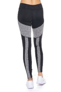Airstretch Mid-Rise Calypso Mesh Full Length Leggings with Pocket - Plus sold by Dress Barn