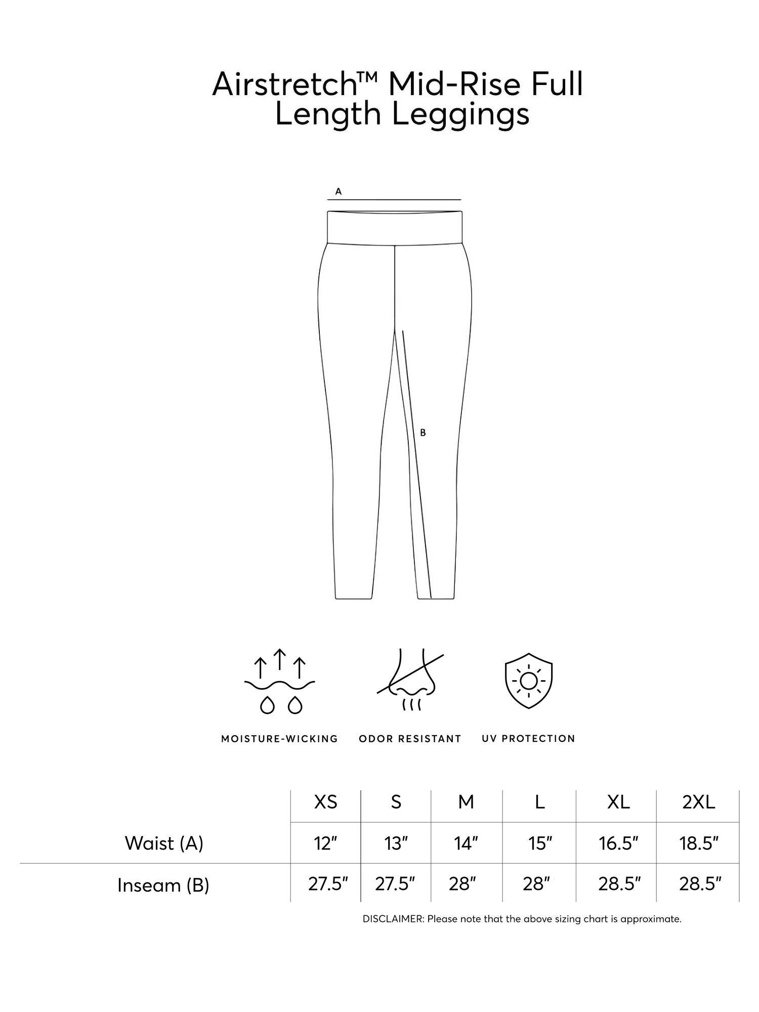 Airstretch Mid-Rise Full Length Leggings with Pocket sold by Dress Barn product image thumbnail 5