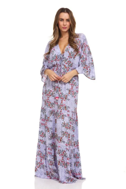 Patchwork Maxi Dress sold by Dress Barn