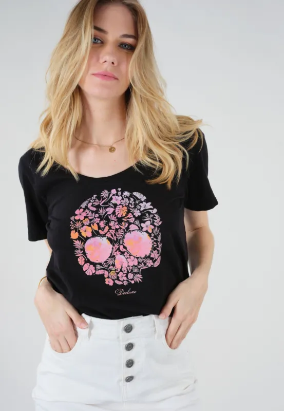 Deeluxe Floriskull T-Shirt sold by Dress Barn