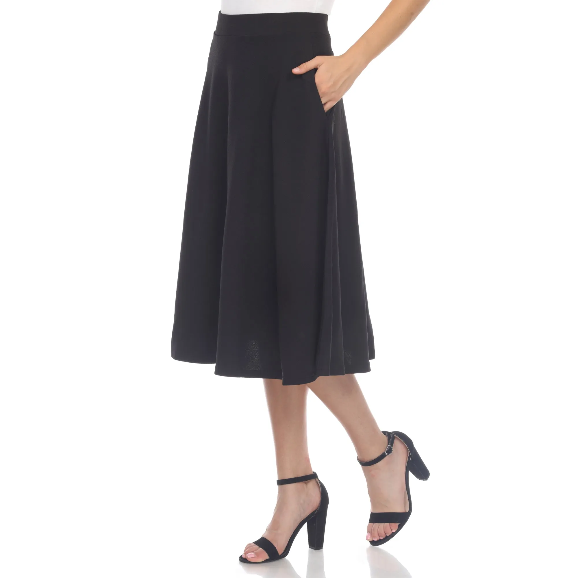 Tasmin Flare Midi Skirts sold by Dress Barn product image thumbnail 3