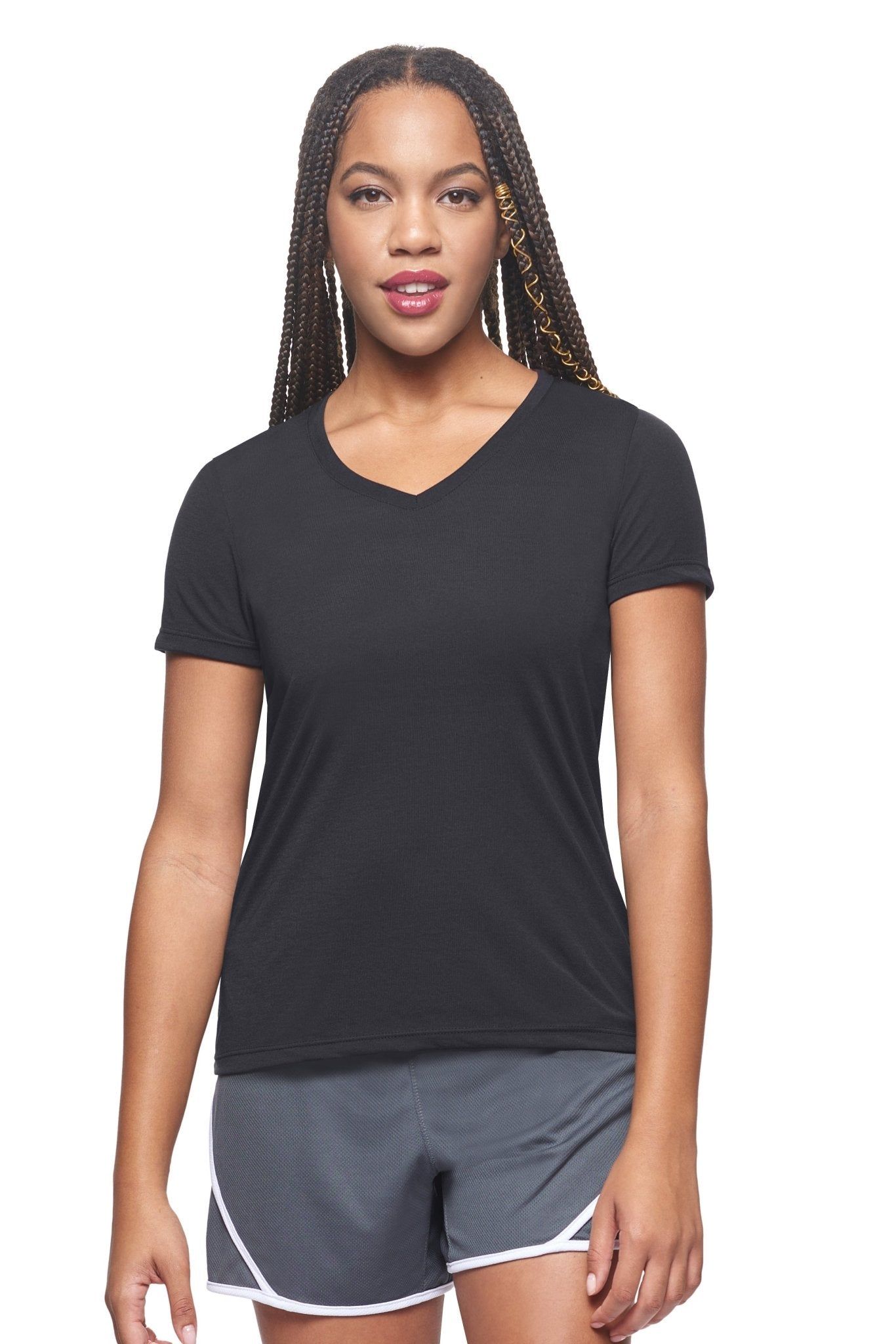Soft Casual Siro V-Neck T-Shirt - Plus sold by Dress Barn product image thumbnail 4