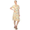 Floral Short Sleeve Knee Length Dress sold by Dress Barn