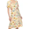 Floral Short Sleeve Knee Length Dress sold by Dress Barn