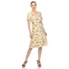 Floral Short Sleeve Knee Length Dress sold by Dress Barn