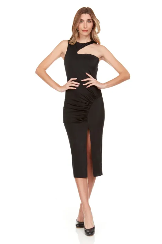 Side Slit Halter Dress sold by Dress Barn