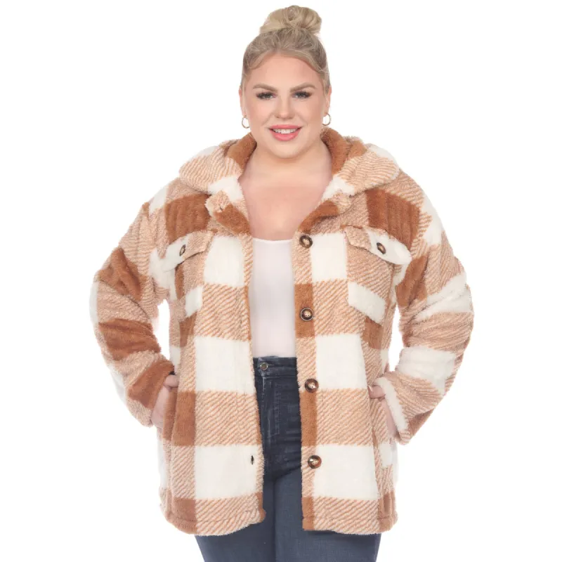Plaid Shacket - Plus sold by Dress Barn